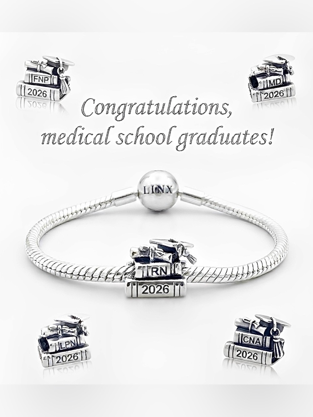 Medical Professional Graduation Charm